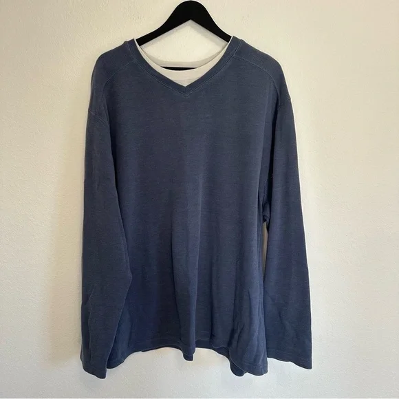 Men’s Faded Glory Long Sleeve Shirt Blue XL - Picture 1 of 5